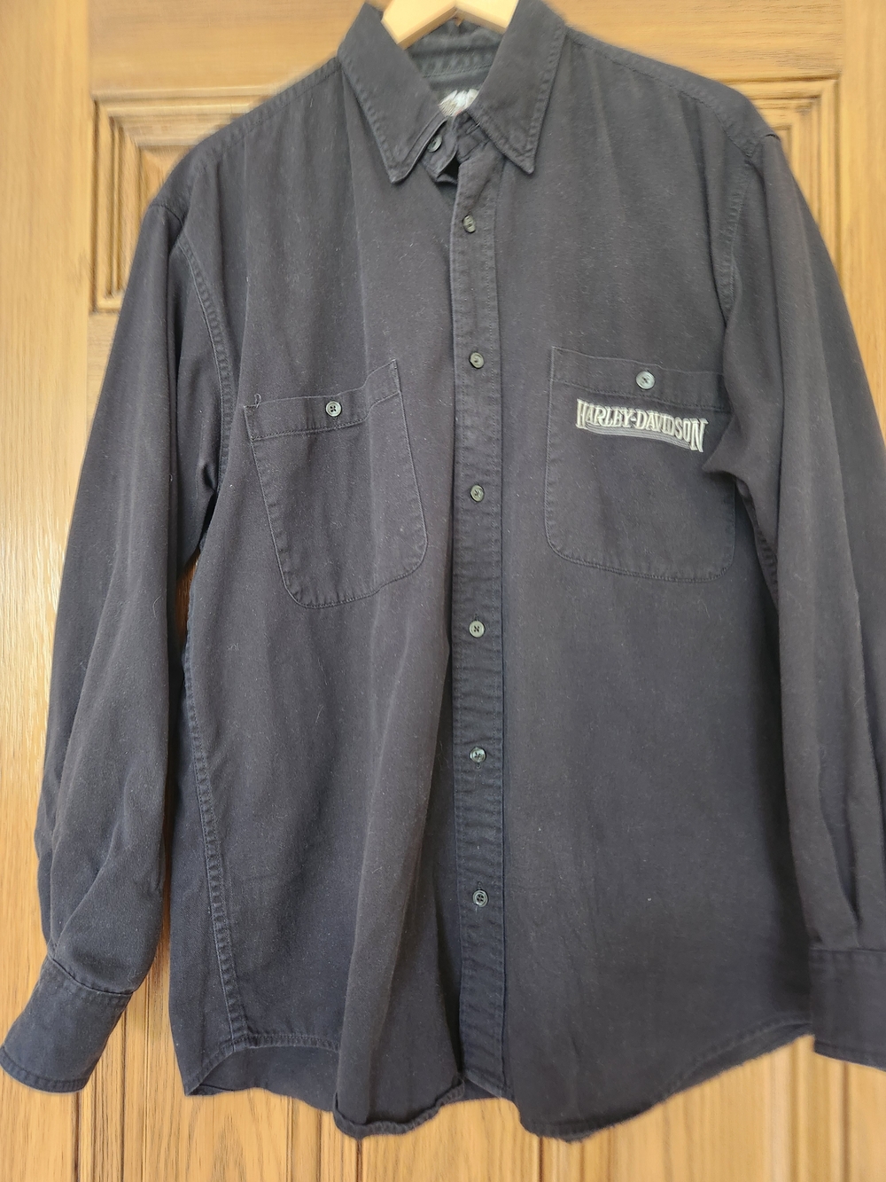 Harley-Davidson Black Long Sleeve Button Shirt
